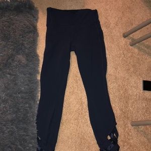 blue athleta leggings